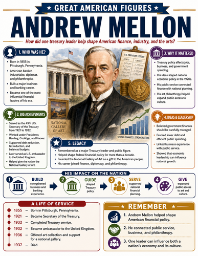 Andrew Mellon I Infographic