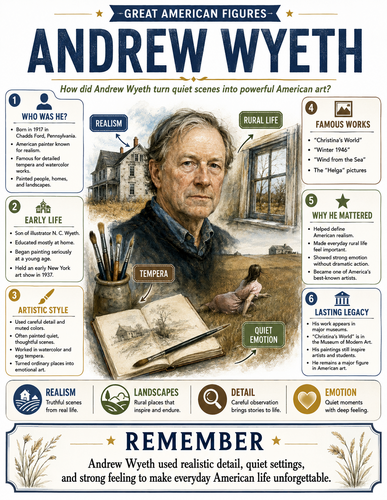 Andrew Wyeth I Infographic