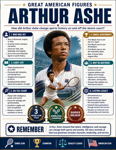 Arthur Ashe I Infographic