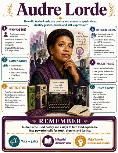 Audre Lorde I Infographic