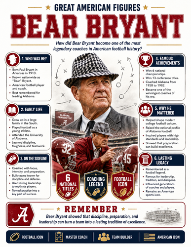 Bear Bryant I Infographic