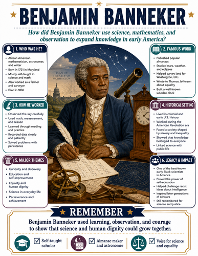 Benjamin Banneker I Infographic