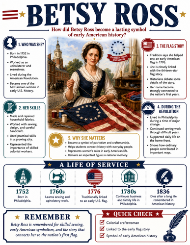 Betsy Ross I Infographic