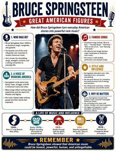 Bruce Springsteen I Infographic