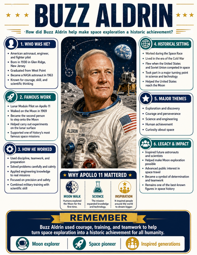 Buzz Aldrin I Infographic