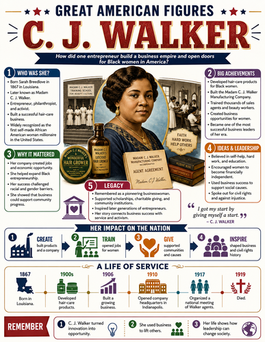 C.J. Walker I Infographic