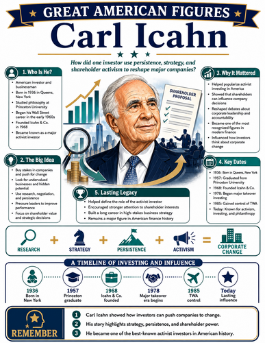 Carl Icahn I Infographic