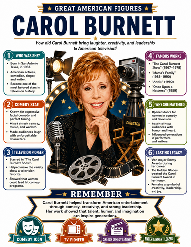 Carol Burnett I Infographic