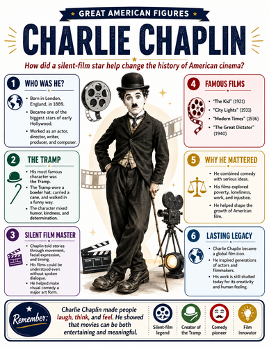 Charlie Chaplin I Infographic