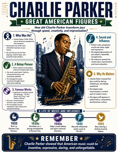 Charlie Parker I Infographic