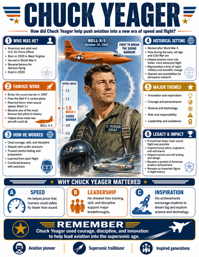 Chuck Yeager I Infographic