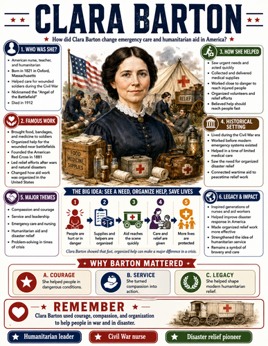 Clara Barton I Infographic