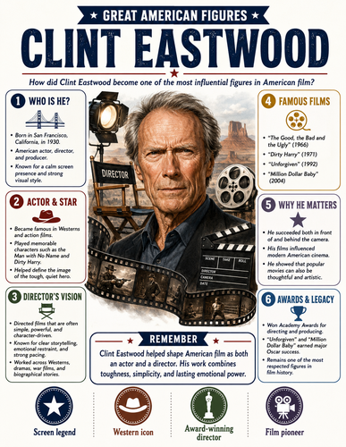 Clint Eastwood I Infographic