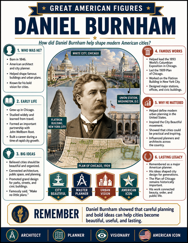 Daniel Burnham I Infographic