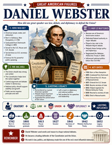 Daniel Webster I Infographic