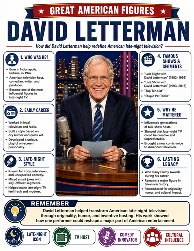 David Letterman I Infographic