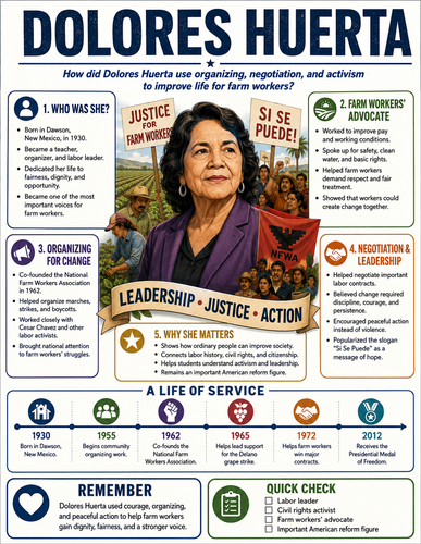 Dolores Huerta I Infographic