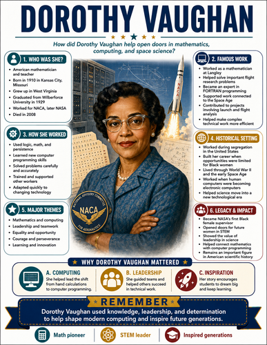 Dorothy Vaughan I Infographic