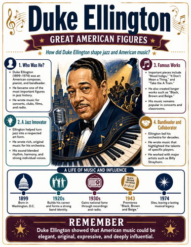 Duke Ellington I Infographic