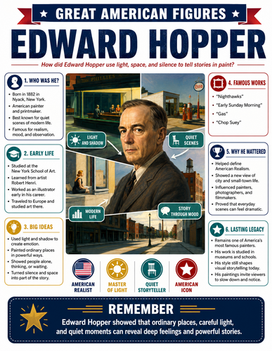 Edward Hopper I Infographic