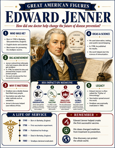 Edward Jenner I Infographic
