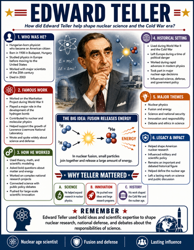 Edward Teller I Infographic