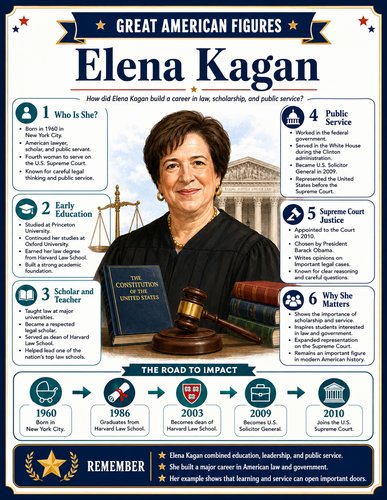 Elena Kagan I Infographic