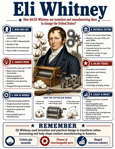 Eli Whitney I Infographic