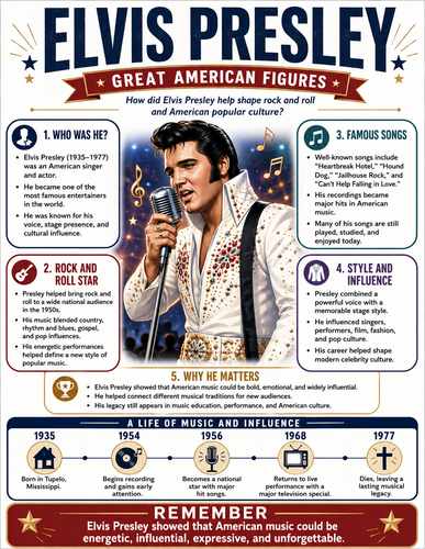 Elvis Presley I Infographic