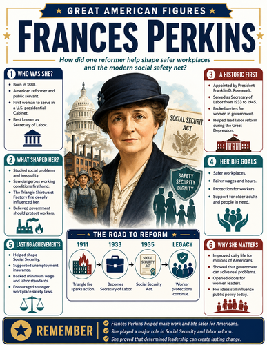 Frances Perkins I Infographic