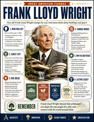 Frank Lloyd Wright I Infographic