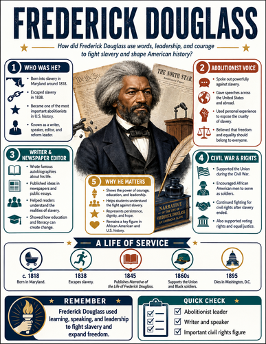 Frederick Douglass I Infographic