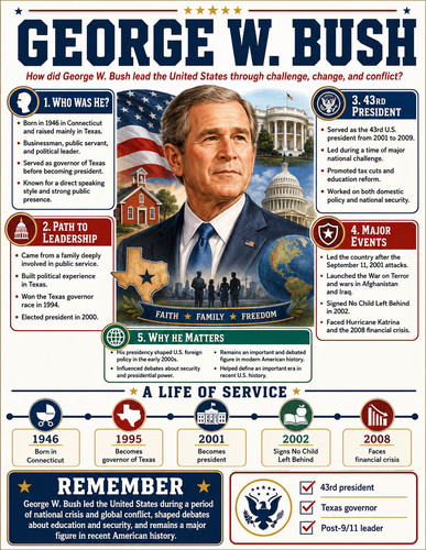 George W. Bush I Infographic