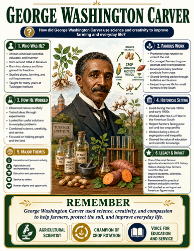 George Washington Carver I Infographic