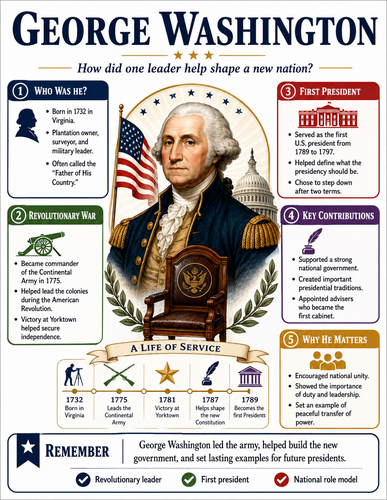 George Washington I Infographic