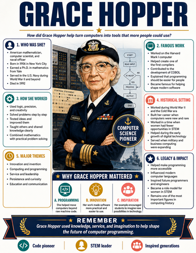 Grace Hopper I Infographic