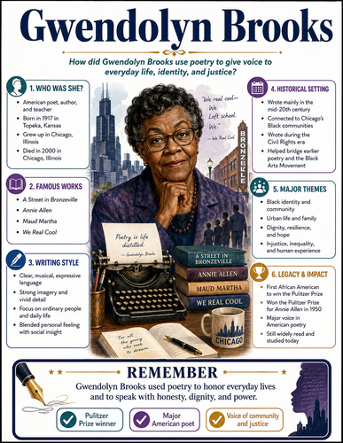 Gwendolyn Brooks I Infographic