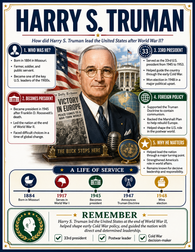 Harry S. Truman I Infographic