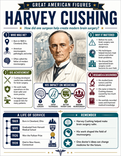 Harvey Cushing I Infographic