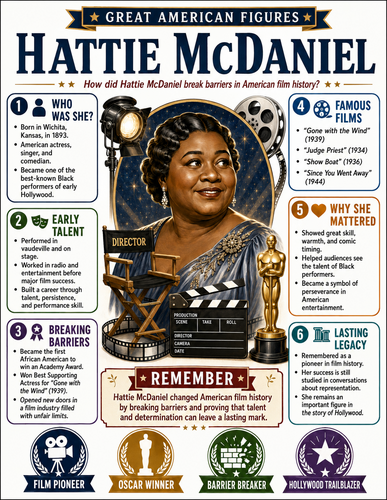 Hattie McDaniel I Infographic