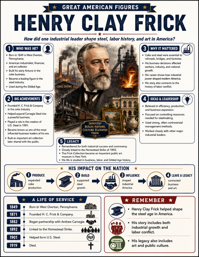 Henry Clay Frick I Infographic