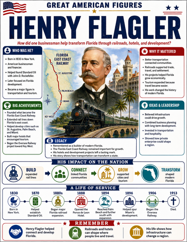 Henry Flagler I Infographic