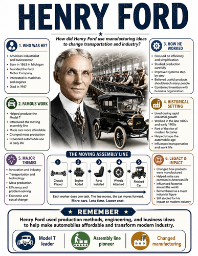 Henry Ford I Infographic