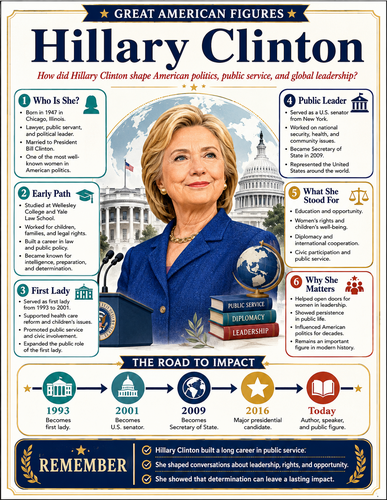 Hillary Clinton I Infographic