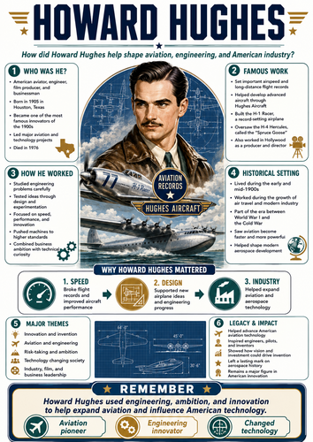 Howard Hughes I Infographic