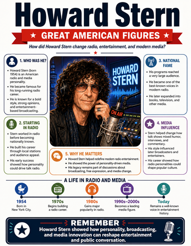 Howard Stern I Infographic