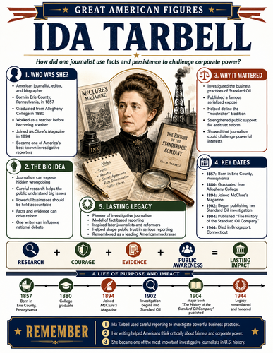 Ida Tarbell I Infographic