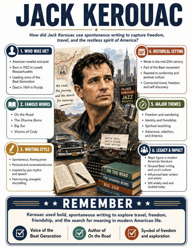 Jack Kerouac I Infographic