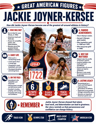 Jackie Joyner-Kersee I Infographic