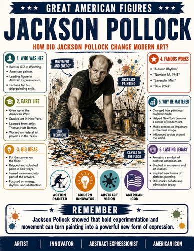 Jackson Pollock I Infographic
